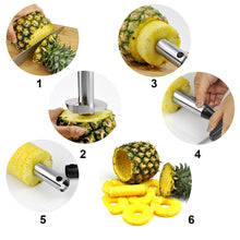 Load image into Gallery viewer, Stainless Steel Pineapple Corer/Peeler - GreatKitchenFinds