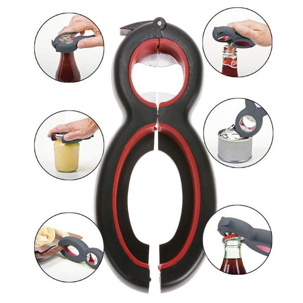 6 in 1 Multi Function Jar Opener - GreatKitchenFinds
