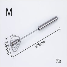 Load image into Gallery viewer, Manual Self Turning Stainless Steel Whisk - GreatKitchenFinds